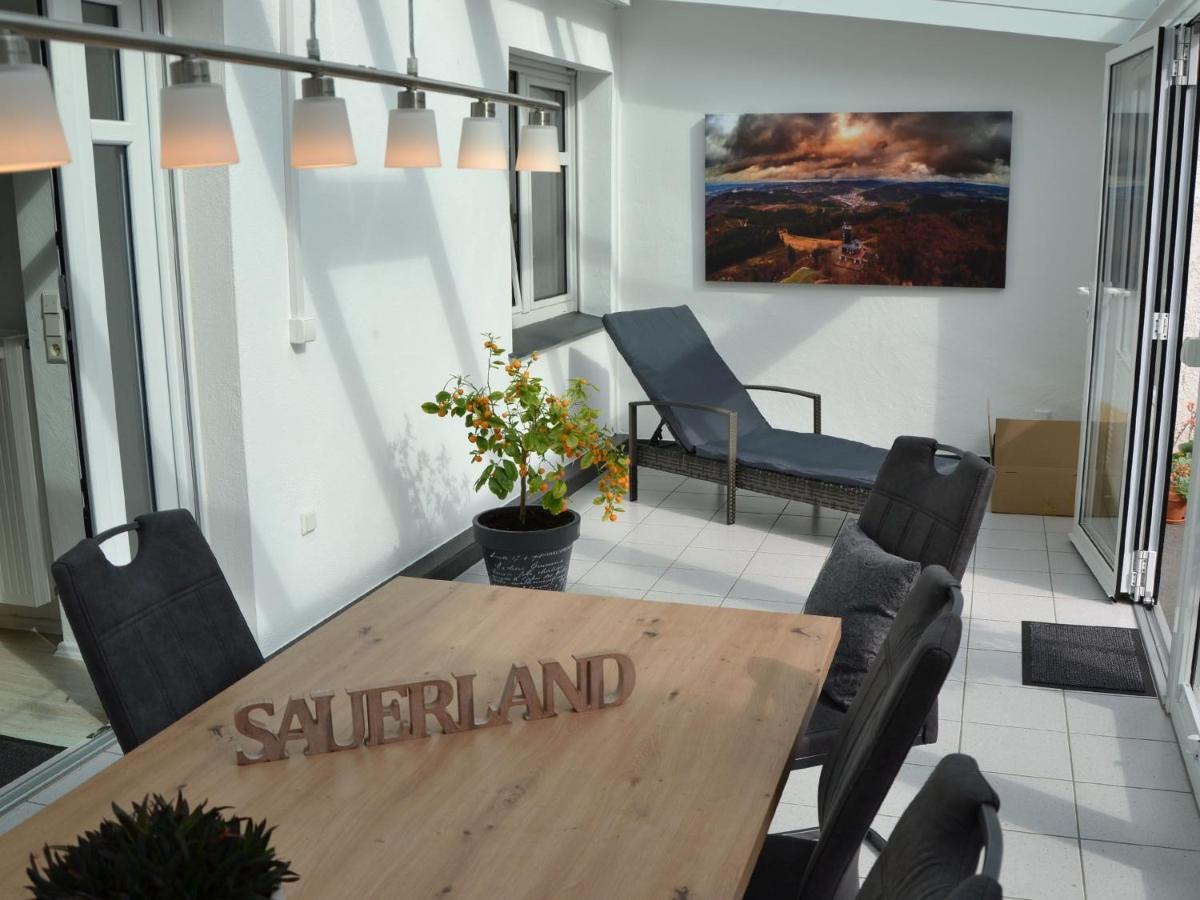 Ferienwohnung Veischedetal Im Sauerland Lennestadt Exterior foto