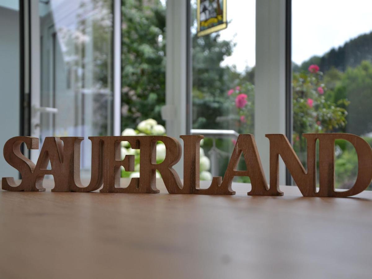 Ferienwohnung Veischedetal Im Sauerland Lennestadt Exterior foto